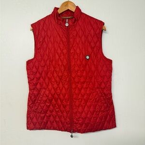 Vintage Moncler Red Quilted Vest size 4